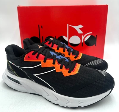 Zapato para hombre Diadora Mythos Blushield Volo 2 NUEVO negro/blanco/naranja varias tallas Foto 1 de 4