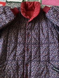 Vintage 90s Mark Regent Paisley Pattern Revesible Quilted Jacket - Picture 1 of 20