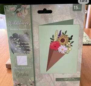 Nature's Garden Wildflower Metal Die & Stencil Set-Mailbox Flowers - Picture 1 of 2