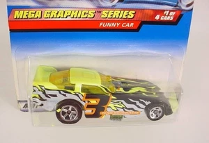HOT WHEELS MEGA GRAPHICS SERIES FUNNY CAR # 973 - Picture 1 of 2