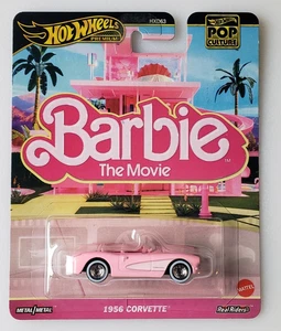 Hot Wheels Premium Pop Culture Barbie The Movie 1956 Corvette - Picture 1 of 2
