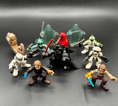 Lote De 11 Figuras De Héroes Galácticos De Colección Star Wars Sueltas Foto 1 de 4