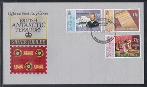 Brit. Antarctic Terr. Scott 68-70 FDC - 1977 Silver Jubilee - Picture 1 of 1