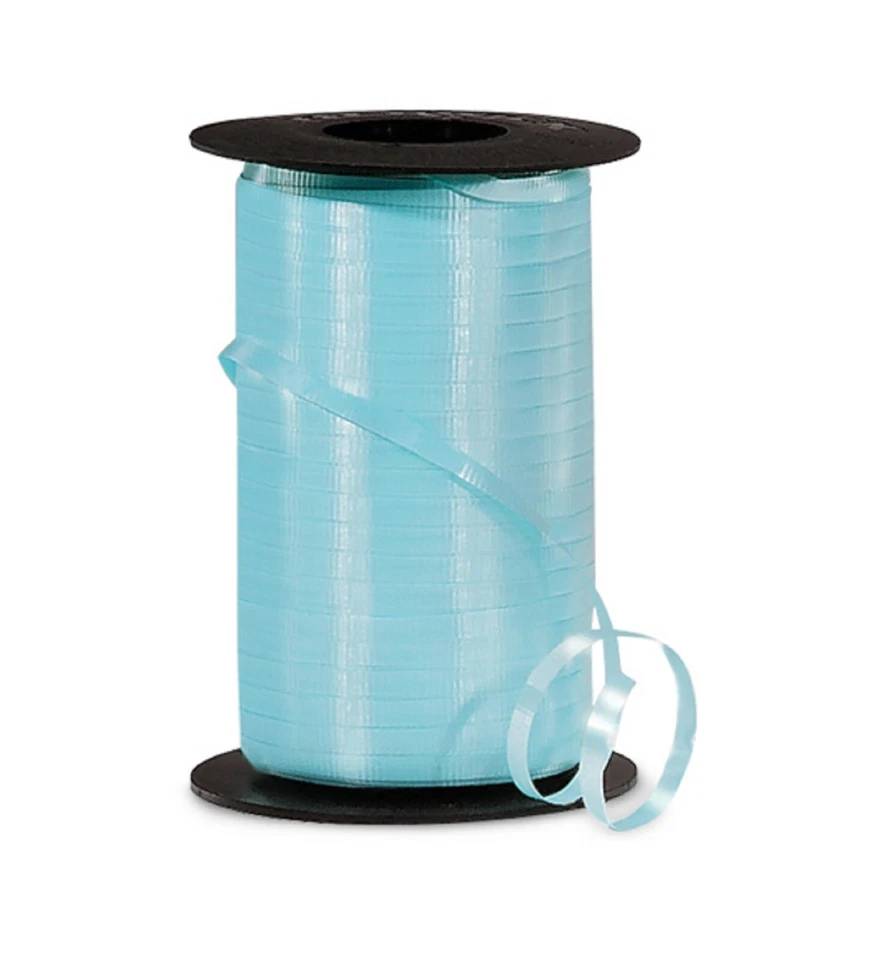 3/16" Wide Aqua Blue Curling Ribbon - 500 Yards (C3AQa) - Image 1 of 1