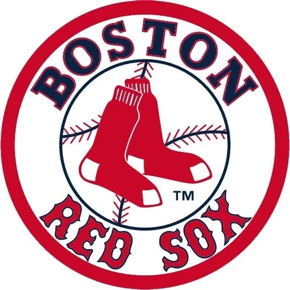SCCS Boston Red Sox Circle Logo - Die Cut All Weather Vinyl Sticker/Decal MLB