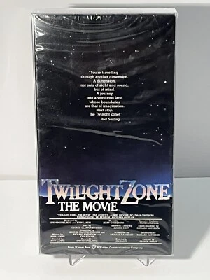 Twilight Zone: The Movie Vintage 1989 VHS Factory Sealed With Watermark and Case - Image 1 of 4