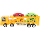  Police Car Set Mini Plastic Models Vehicle Toy for Toddlers Birthday Party-OX