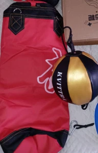 Heavy Boxing Punching Bag Training Gloves Speed Set Kicking MMA Workout GYM - Picture 1 of 1