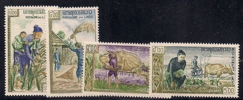 Laos  1963  Sc #81-84  MNH  OG   (1-318) Cover