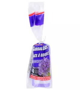 New Scented Small Garbage Trash Bags ~ Lavender (40 Ct) 4 Gallon - Picture 1 of 1
