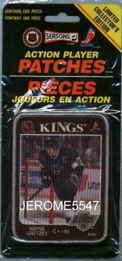 PARCHE 1993-1994 NHL parche de jugador de acción Wayne Gretzky Los Angeles Kings - #BL Foto 1 de 1