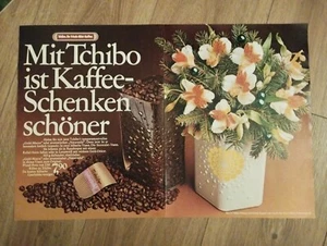 ORIGINAL REKLAME WERBUNG 1971 Mit TCHIBO ist Kaffee Schenken schöner - Bild 1 von 1