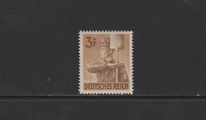 Dt.Reich 850 I deutlicher Plattenfehler "heller Mützenschild" postfrisch - Picture 1 of 1