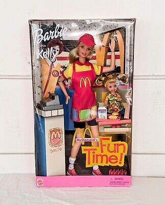 Mattel 2001 McDonald's Fun Time Barbie & Kelly 29395  • 49$