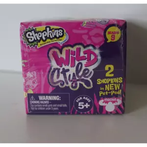 Shopkins Temporada 9 Paquete Ciego Estilo Salvaje Vaina para Mascotas - Sellada Nueva - Imagen 1 de 5