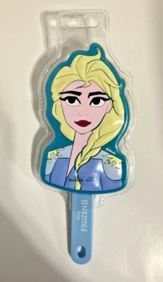 DISNEY FROZEN II ELSA PRINCESS KIDS DETANGLING HAIR BRUSH BLUE NEW!! - Image 1 of 3