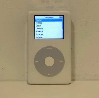 Apple iPod фото цвет классический 4-го поколения белый (60 GB) A1099 - хорошо - Изображение 1 из 4