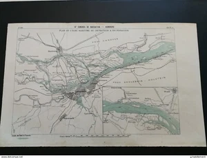 ANNALES PONT et CHAUSSEES (Allemagne) Plan IXe congrès de navigation - Hambourg - Imagen 1 de 3