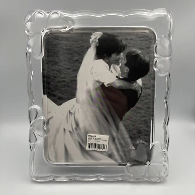 Mikasa Love's Whisper 8"x10" Picture Frame Hearts Shamrocks WY481/830 - Image 1 of 4