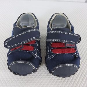 Pediped Originals Jake Navy Blue Red Infant Shoes XS 0-6 Months