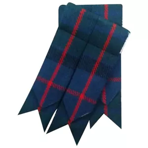 HM Para Hombre Calcetín Flashes Flor De Escocia Tartán/Tierras Altas Manguera Kilt Flashes - Imagen 1 de 1