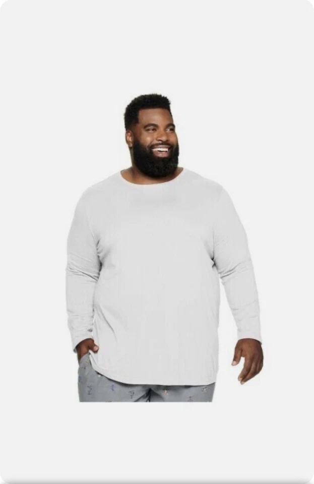 Sonoma Big & Tall Super Soft Sleep Tee Modern White Size XXL