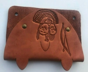 Amish Handcrafted Cow Hide Leather TURKEY FAN, LEG & BEARD MOUNT - BOW Image - Picture 1 of 12