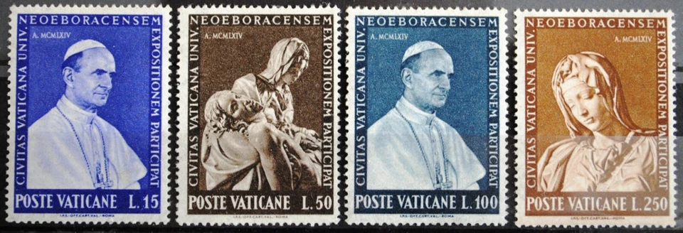 1964  VATICAN    Y & T   N° 401 à 404  Neufs  * *   SANS TRACE DE CHARNIÈRE - Photo 1/1