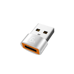 6A Type C To USB2.0 OTG Adapter USB C Female To USB Male OTG Converter Connector - Picture 1 of 14