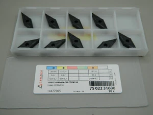 9x Wendeplatten Ceratizit VNMG 160404EN-F30 CTCM130  Carbide Inserts - Bild 1 von 3