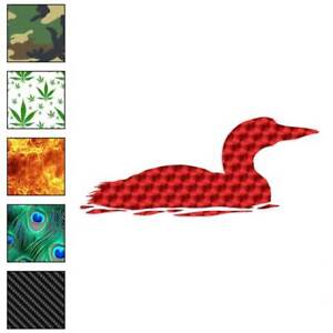 Loon Diver Duck, Vinyl Decal Sticker, 40 Patterns & 3 Sizes, #439