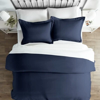 Ultra Soft 3PC Duvet Cover Set for Comforter by Kaycie Gray Hotel Collection - Image 1 of 4