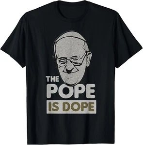 Pope Francis Catholic Saint Jesus Gift Religious Hope Tee S-3XL - MADE IN USA - Picture 1 of 12