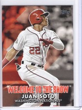 2022 Topps Series 1 - Welcome To The Show - Juan Soto Nationals #WTTS-11