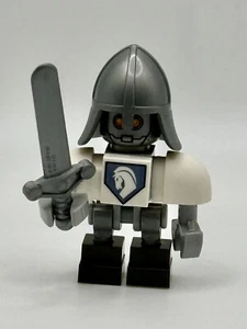 Lego Minifigure Nexo Knights Lance Bot White Knight Robot Helmet NEX002 - Picture 1 of 3