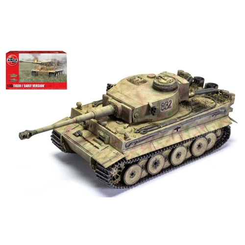 TIGER-1 EARLY VERSION KIT 1:35 Airfix Kit Mezzi Militari Modellino Nuovo - Immagine 1 di 3
