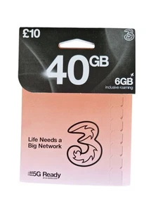3 NETWORK PAY AS YOU GO SIM CARD ONLY 99P. - Photo 1 sur 1