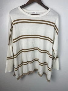 Mer Sea OS Travel Sweater Stripes Classic Preppy Minimalist Coastal - Bild 1 von 13