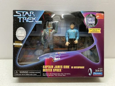 Playmates Star Trek Captain James Kirk & Mister Spock Interphase Collectors NEW - Image 1 of 4