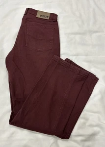 Duluth Trading Flex Fire Hose pants men’s burgundy relaxed fit size 32 x 32 - Picture 1 of 5