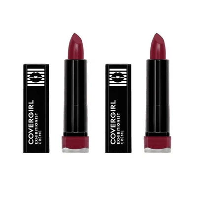 2 PACK Covergirl Exhibitionist Creme Lipstick 24HR 515 Bloodshot 305g/0.12oz - Image 1 of 4