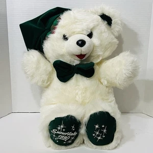 Walmart 1990 NATALE fiocco di neve ORSACCHIOTTO RAGAZZO 20" - Foto 1 di 6