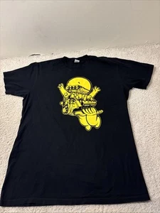 Y2K Third Man Records Shirt Size Large Black Third Man Pressing Engine Baby - Picture 1 of 18