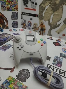 Controlador Sega Dreamcast Original OEM HKT-7700 Blanco Limpio - Imagen 1 de 8