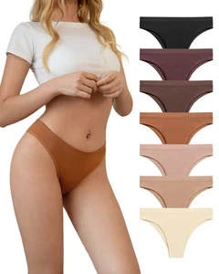 Seamless Bikini Underwear for Women Super Stretch Sexy Low Rise Cheeky Pantie... - Picture 1 of 5