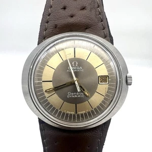 Orologio Vintage Omega Geneve Dynamic Automatico Uomo 41mm vintage Marrone UFO - Imagen 1 de 21