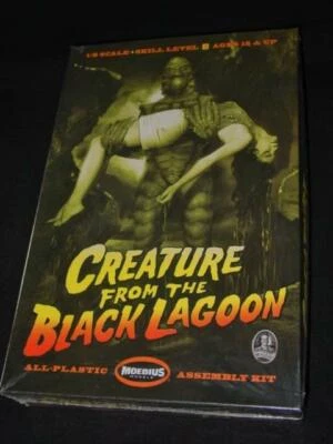 Moebius Models - Criatura de la Laguna Negra (SELLADO) 1/8 Monster Model Kit Foto 1 de 2