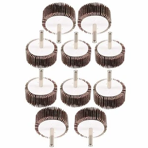 Almohadilla de lijado abrasiva para disco de rueda de aleta de grano 50 mm 80 removedor de óxido de pintura paquete de 10 - Imagen 1 de 4