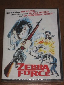 ZEBRA FORCE (1975) (DVD) CODE RED - JOE TORNATORE - BRAND NEW, FACTORY SEALED!!! - Picture 1 of 2