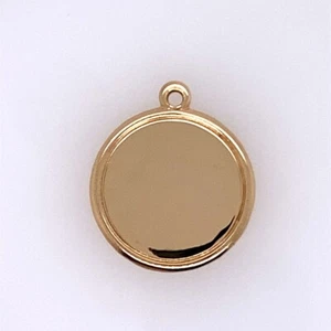 James Avery Engraveable Disc 14K Yellow Gold Charm (DG7139566) - Picture 1 of 5